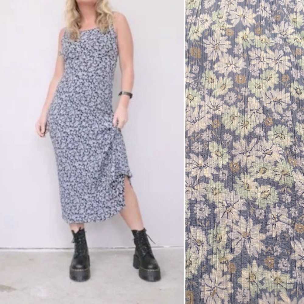 Y2K Rabbit rabbit rabbit floral maxi dress